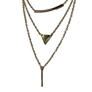 Gold layered necklace
